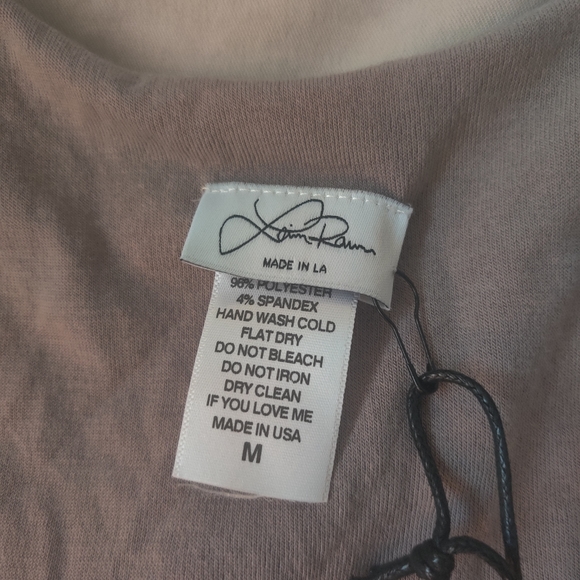 Laina Rauma Superfine Jersey Bolero in Pulm Truffle size Medium - Picture 4 of 4